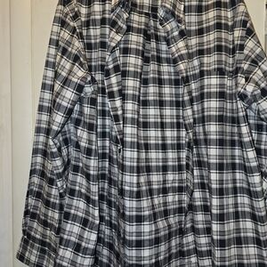 St. John's Bay Black and White Plaid Men's Shirt